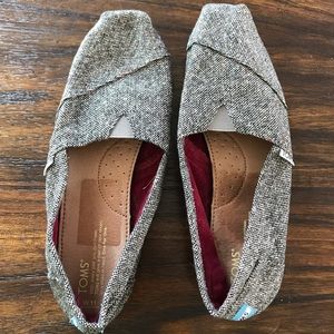 TOMS classic grey tweed